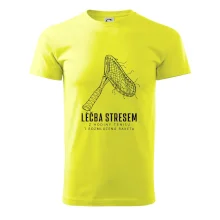 Léčba stresem rozmlácená raketa