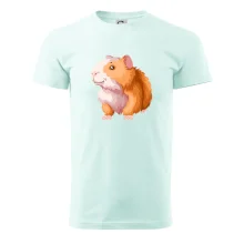 Morče - kreslené, bílo oranžové