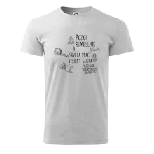 Pozor řemeslník skvělá práce silný slova