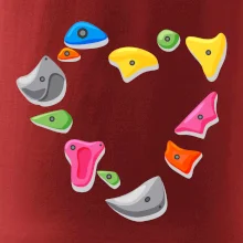 Lezení na stěně - srdce