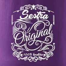 Vintage nejlepší sestra 100% kvalita