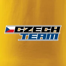 Czech team s vlajkou - Mistrovství světa v ledním hokeji 2025