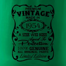 Vintage Etiketa - 1954