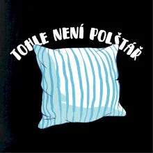Tohle není polštář - modrý