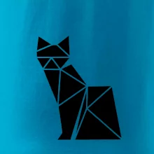 Origami kočka z boku