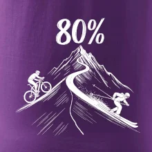 Narozeniny cyklista a lyžař 80