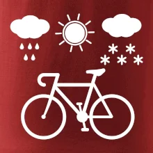 Cyklista za každého počasí