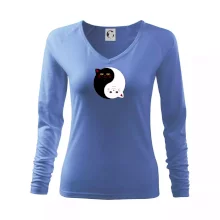 Kočky jin jang barevné