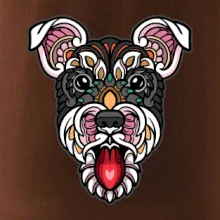 Knírač hlava barevná