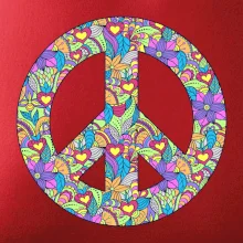 Peace symbol mandela