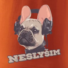 Francouzský buldoček neslyším