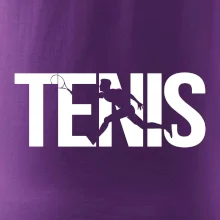Tenis nápis silueta