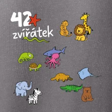 Tričko + 42 nažehlovacích zvířátek