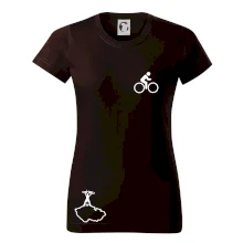 Mapa ČR + kolo na prsu