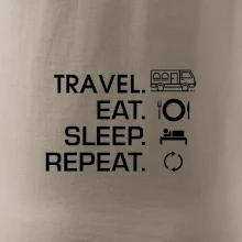 Eat sleep travel - Van