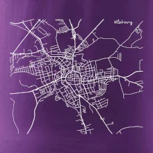 Mapy měst černobílé Klatovy