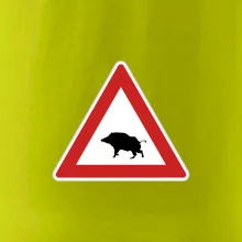 Dopravní značka - Pozor divočák