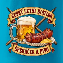 Český letní biatlon špekáček a pivo
