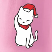 Vánoční kočka mávající