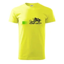 Kombajnista zelená a žlutá