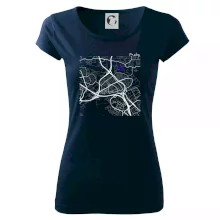 Praha - 14100 mapa s vodními toky