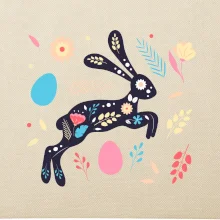 Velikonoční zajíček květiny