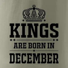 Kings are born in December