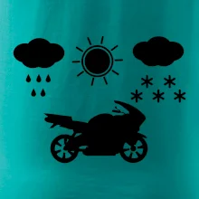 Motorkář za každého počasí - silnice