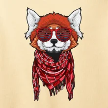 Červená panda hipster