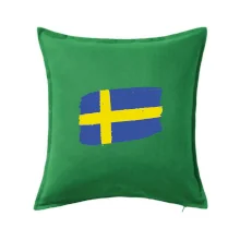 Švédsko vlajka štětkou