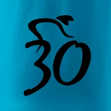 Cyklista slaví třicítku (30)