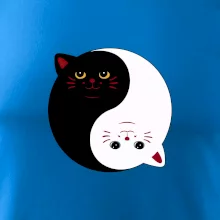 Kočky jin jang barevné