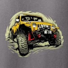 Žlutý offroad s navijákem