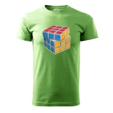 Rubikova kostka kreslená