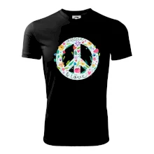 Peace and love symbol
