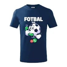 Karikatura fotbal volá