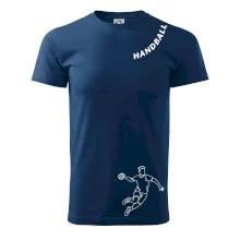 Handball nápis šikmo