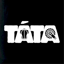 Táta nápis - cyklista