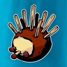 Kaštanový ježeček - prso