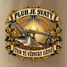 Posvátný pluh s pšeničnou svatozáří