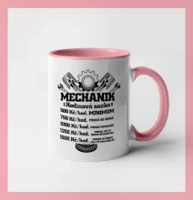 Mechanik - hodinová sazba Mechanik - hodinová sazba