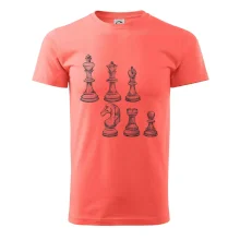 Šachové figurky kreslené