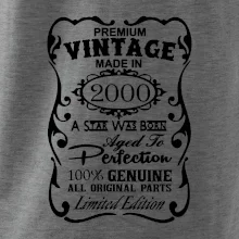 Vintage Etiketa - 2000