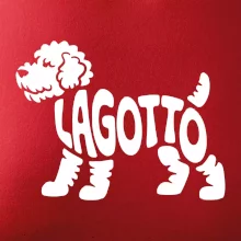 Lagotto nápis v těle