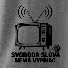 Svoboda slova nemá vypínač retro televize