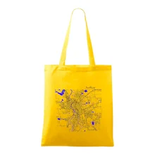 Budějce  - Mapa s vodními toky