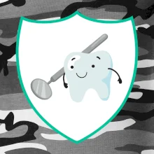 Zoubek na prsu - zrcátko