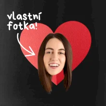 Vlastní fotka v srdci