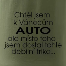 Chtěl jsem k Vánocům auto