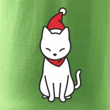 Vánoční kočka sedící